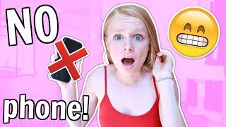 NO PHONE for 24 HOURS challenge 😱📱 super difficult [upl. by Eikcid]