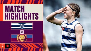 Geelong v Brisbane Highlights  Week Eight 2024  AFLW [upl. by Aenej]