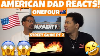 ONEFOUR  BREAKS amp CADDYS STREET GUIDE PART 02 FEAT CG OFFICIAL MUSIC VIDEO AMERICAN DAD REACTS 🇺🇸 [upl. by Richart]