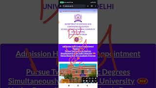 DU Sol Hall ticket 135 Sem DecJan 2025 how to download du sol admit card 2024 [upl. by Eerak]