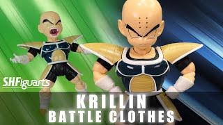 REVIEW  SHFiguarts Krillin Battle Clothes  Dragon Ball Z  SHF  無閑  戰鬥服  Unbox [upl. by Evilc]