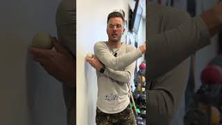 Shoulder Mobility  Internal Rotator Smash with Lacrosse Ball [upl. by Peonir]