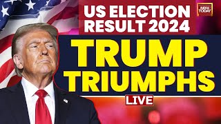 US Election Results Announcement LIVE Donald Trump Becomes 47th President  Kamala Harris Updates [upl. by Schlessel678]