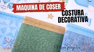 Puntada Decorativa  MAQUINA DE COSER [upl. by Laszlo]