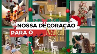 Nossa decoração para o Natal [upl. by Adnahcal478]