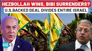 Hezbollah Cheers While Israel Divides  Israeli Minister Blasts Netanyahu  Truce Plan Irks Ben Gvir [upl. by Leong]