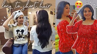 Long Hair to Short Hair Transformation in Under 5 Minutes 😱 😍 [upl. by Haleeuqa579]