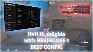 Nixwarecc had a MASSIVE HvH update and its tapping neverlose Free cfg [upl. by Anilek]