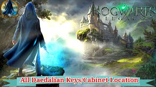 All Daedalian KeysCabinet Location In Hogwarts Legacy Quick amp Easy [upl. by Ogeid]