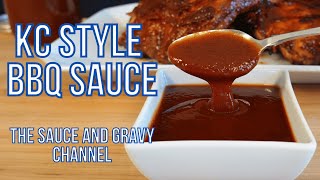 KC Style BBQ Sauce  Sweet Smoky and Spicy Barbecue Sauce  Homemade BBQ Sauce  Easy Barbecue Sauce [upl. by Uriah]