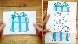 FATHERS DAY SURPRISE CARDSuper EASY and FAST [upl. by Ayekehs]