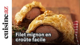 Filet mignon en croûte facile [upl. by Aviv]