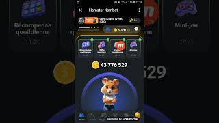 Daily Combo HAMSTER KOMBAT du 07 Août 2024  Gagner 5000000 de pièce Hamsters [upl. by Grimona]