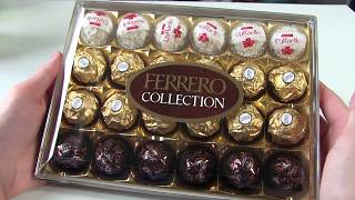 Ferrero Chocolate Collection UNBOXING Rocher  Rafaello  Rondnoir [upl. by Suirtemed]