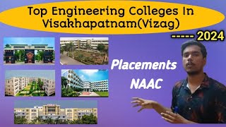 Top Engineering Colleges in Visakhapatnam top engineering colleges in vizag area wise 2024 [upl. by Jarin]