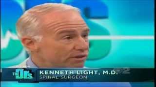 Dr Kenneth Light on The Doctors show  Spinal Disc Replacement [upl. by Klaus535]