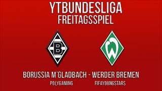 BORUSSIA MGLADBACH  SV WERDER BREMEN I Die YouTube Bundesliga I 20 Spieltag [upl. by Chak]