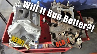 Ramcharger Gets a New Intake Manifold  Edelbrock RPM Airgap [upl. by Aicilak]