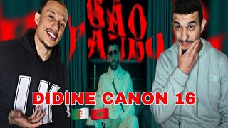 Didine Canon 16  SAO PAULO Reaction🇲🇦🇩🇿 Cherrat  🔥🔥 [upl. by Esilegna]