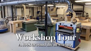 Workshop Tour  Woodworking Machine Rundown of My New Shop [upl. by Nahsin]