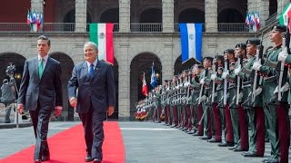 Visita Oficial del señor Salvador Sánchez Cerén Presidente de la República de El Salvador [upl. by Arataj]