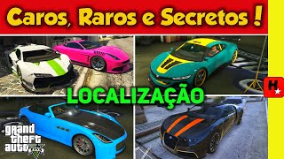 GTA 5 Como Obter Carros Raros e Secretos Localizações [upl. by Derrik]