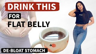 Drink 1 Cup To Get Flat belly  Flat Stomach  Reduce BloatingGas  Bloating Tea HindiFat to Fab [upl. by Enaid]