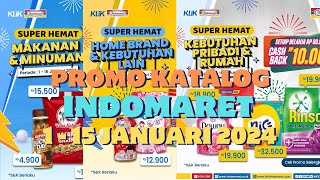 Promo Katalog Indomaret Terbaru 1  15 Januari 2024  Katalog Super Hemat Indomaret [upl. by Servais]