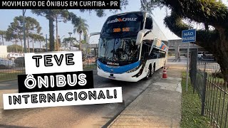 Movimento de ônibus na rodoviária de Curitiba  PR [upl. by Gilcrest]