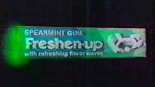 1982 FreshenUp Gum Commercial [upl. by Ramilahs]