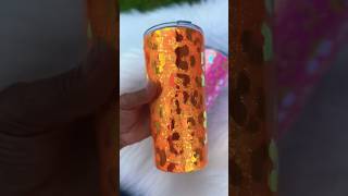 Pink 🩷 or Orange🧡 glittertumbler [upl. by Allemahs701]