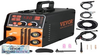 VEVOR MIG Welder 130A Flux Core Welder 3 in 1 Combo MMAMIGLIFT Review [upl. by Eissoj]