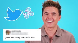 Jesse McCartney Reads Thirst Tweets [upl. by Eadahs]