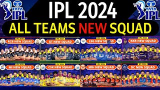 IPL 2024  All Team Squad  IPL Teams 2024 Players List  RCBCSKMIKKRSRHGTDCPBKSRRLSG [upl. by Mcgaw961]