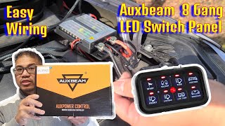 How to install Auxbeam LED 8 Gang Switch Panel [upl. by Ysle]