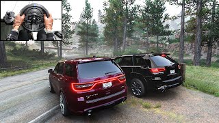 Dodge Durango SRT amp Jeep Trackhawk CONVOY  Forza Horizon 5  Steering Wheel Gameplay ftGtoofast [upl. by Aivuy]