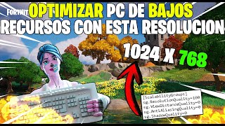 1024x768  NUEVA RESOLUCIÓN ESTIRADA PARA OPTIMIZAR EL RENDIMIENTO DE FORTNITE 🚀🚀 [upl. by Jain]