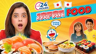 😋24 Hours Japan Food Challenge 🧑‍🍳  🥞 Japan Pancake 🍜Ramen Sushi 🦐 Wonder Munna Unplugged [upl. by Cini]