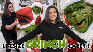 Making a LifeSize Grinch CAKE [upl. by Duahsar]