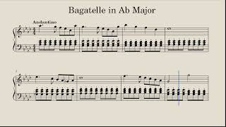 Bagatelle in Ab Major  Practices No 24 [upl. by Dragon]