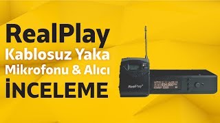 RealPlay Kablosuz Yaka Mikrofonu ve Alıcı İncelemesi  fotografiumcom [upl. by Bea]