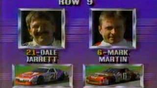 1991 Daytona 500 Starting Lineup [upl. by Lyrem]