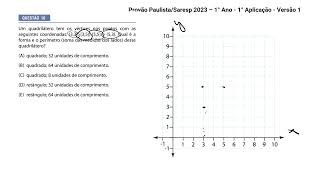 Questão 10  Provão PaulistaSaresp 2023 – 1° Ano  1° Aplicação  Versão 1 [upl. by Yrtnej]