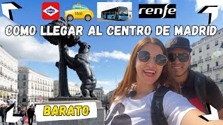 🔴COMO IR al CENTRO de MADRID Desde el AEROPUERTO Barajas 🛩️Precios 2024 [upl. by Premer]