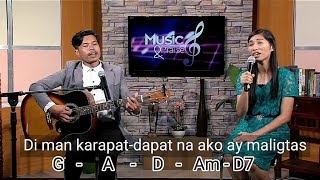 Tapat Kailan Pa Man  Ryan amp Noellen  lyric  Chords Easy to play [upl. by Hahsia]