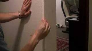 DIY howto instantly repair outside corner damage on your walls Peel Stick amp Paint USA wall patch [upl. by Hanny]