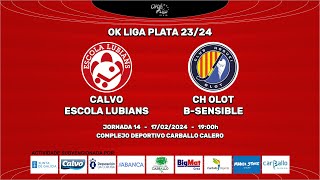 🎥​ CALVO ESCOLA LUBIÁNS  CH OLOT BSENSIBLE OK LIGA PLATA NORTE  J14 [upl. by Acinej]