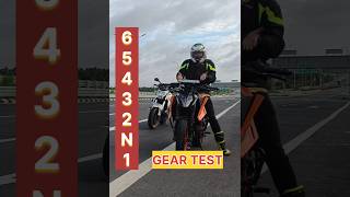 DUKE 390 GEAR TEST❤️duke390 geartest viral shorts trending motovlog rider biker bikereview [upl. by Deland]