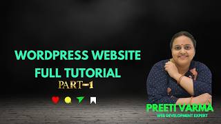 WordPress Website Full Tutorial [upl. by Bottali587]