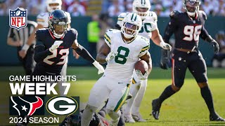 Houston Texans vs Green Bay Packers  2024 Week 7 Game Highlights [upl. by Annemarie]